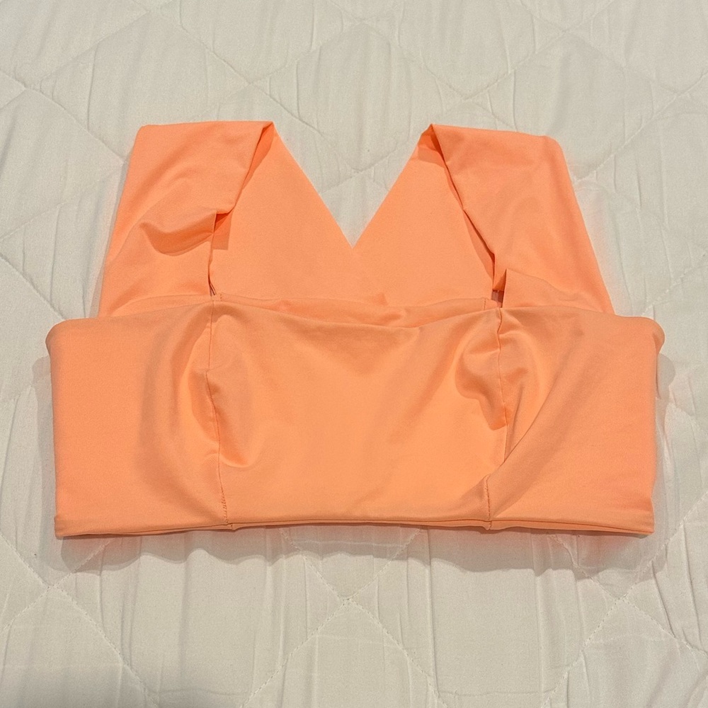 L*Space Parker Bikini Top in Tangy Orange - Picture 3 of 4